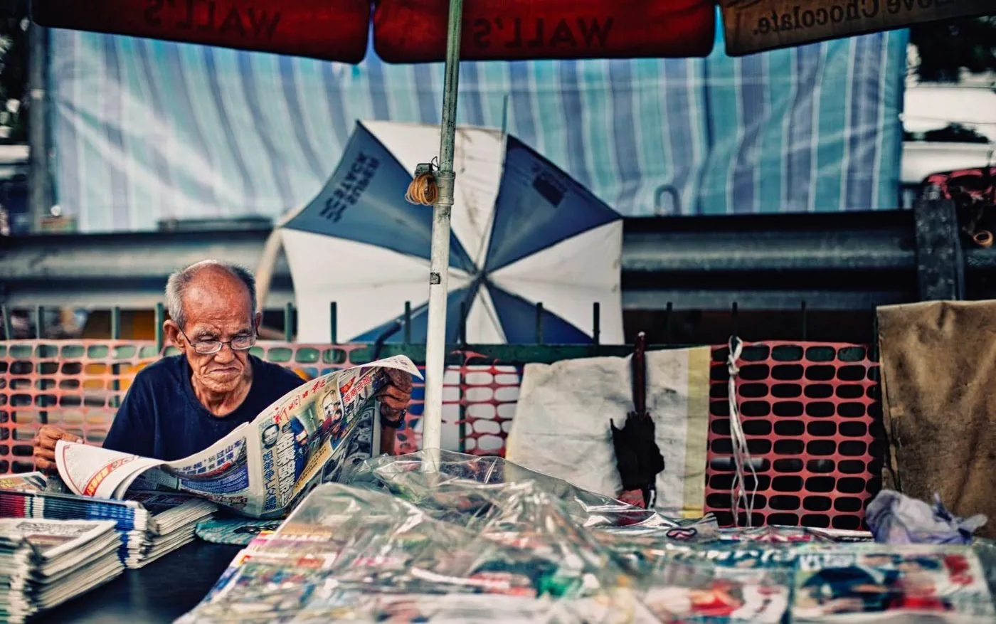 Street study — photograph by John Scott