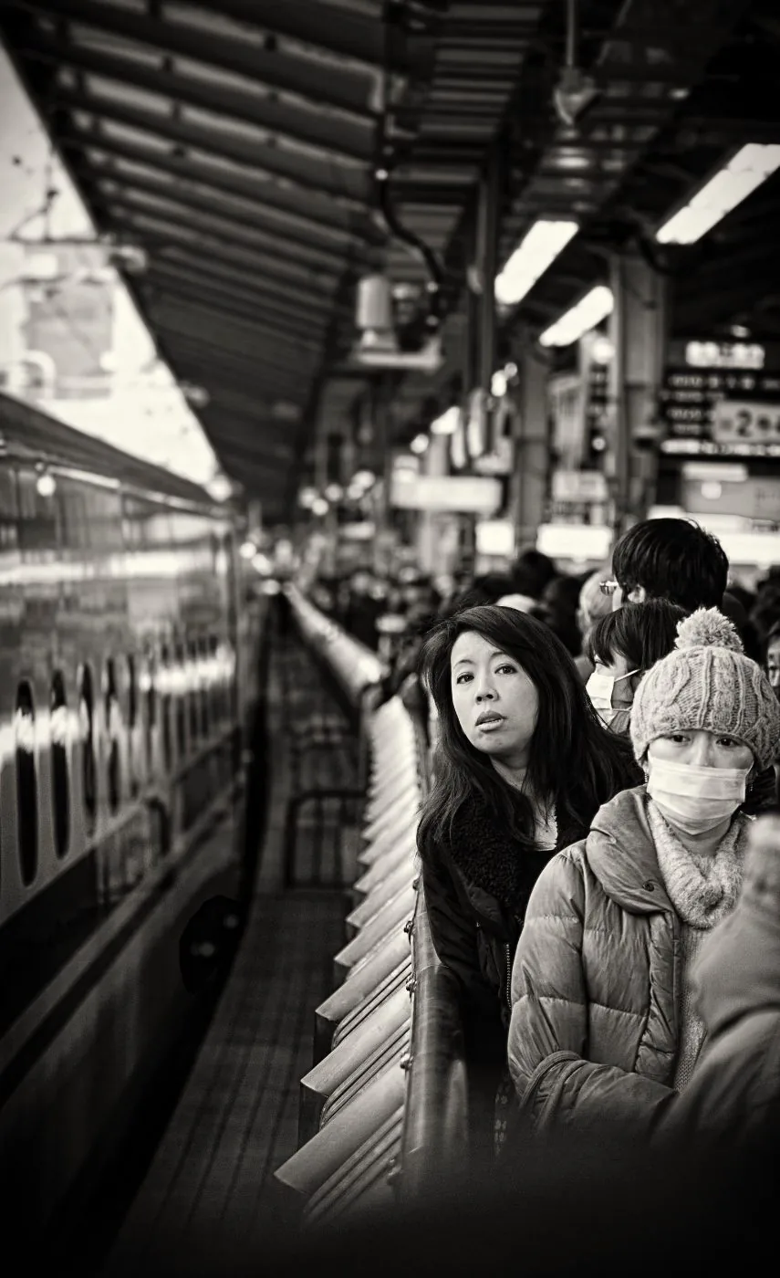 Bullet train — photograph by John Scott